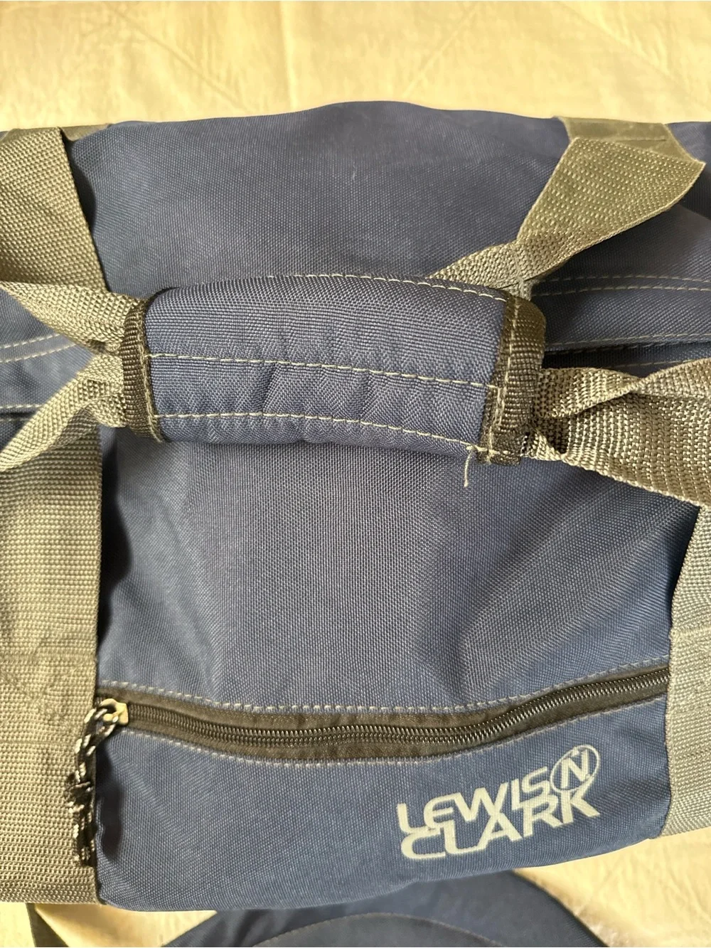 Lewis N Clark Duffel Bag 24” Navy Waterproof Gym Travel Camping Overnight Bag